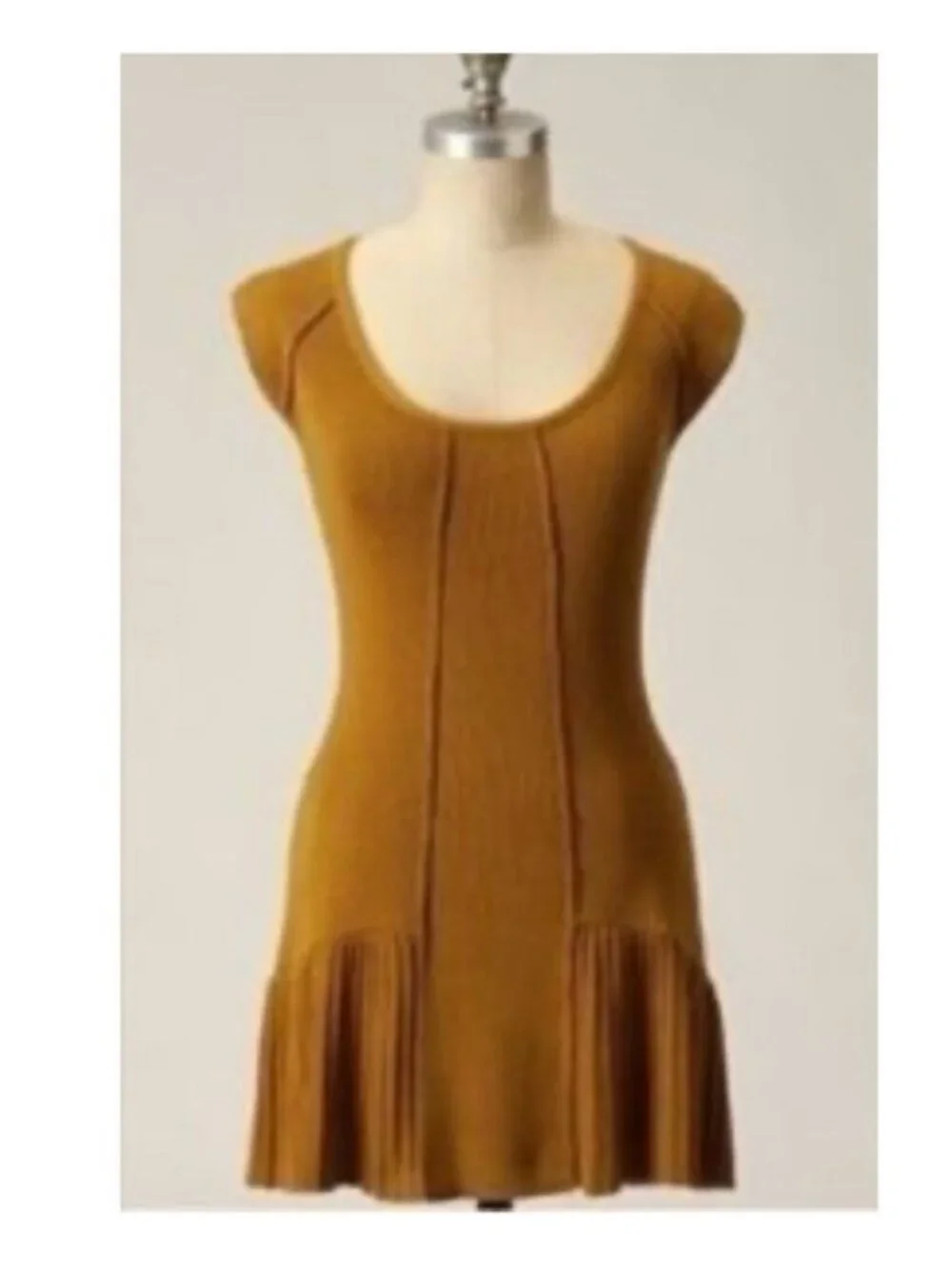 Guinevere Lydia Sleeveless Cotton Blend Sweater Tunic Mini Dress - Picture 5 of 5
